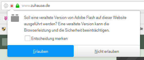 Browser 7: Plug-Ins erlauben