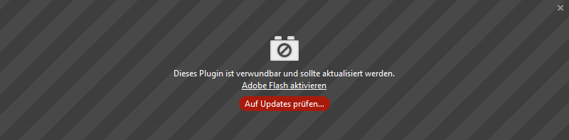 Adobe Flash Plug-Ins Browser 7 aktivieren